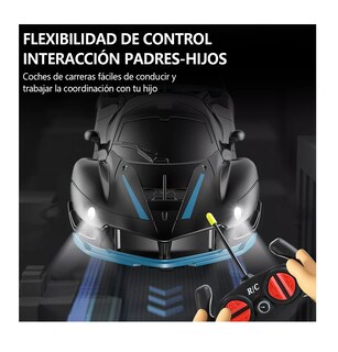 Foto 5 | Carro Control Remoto Recargable Negro