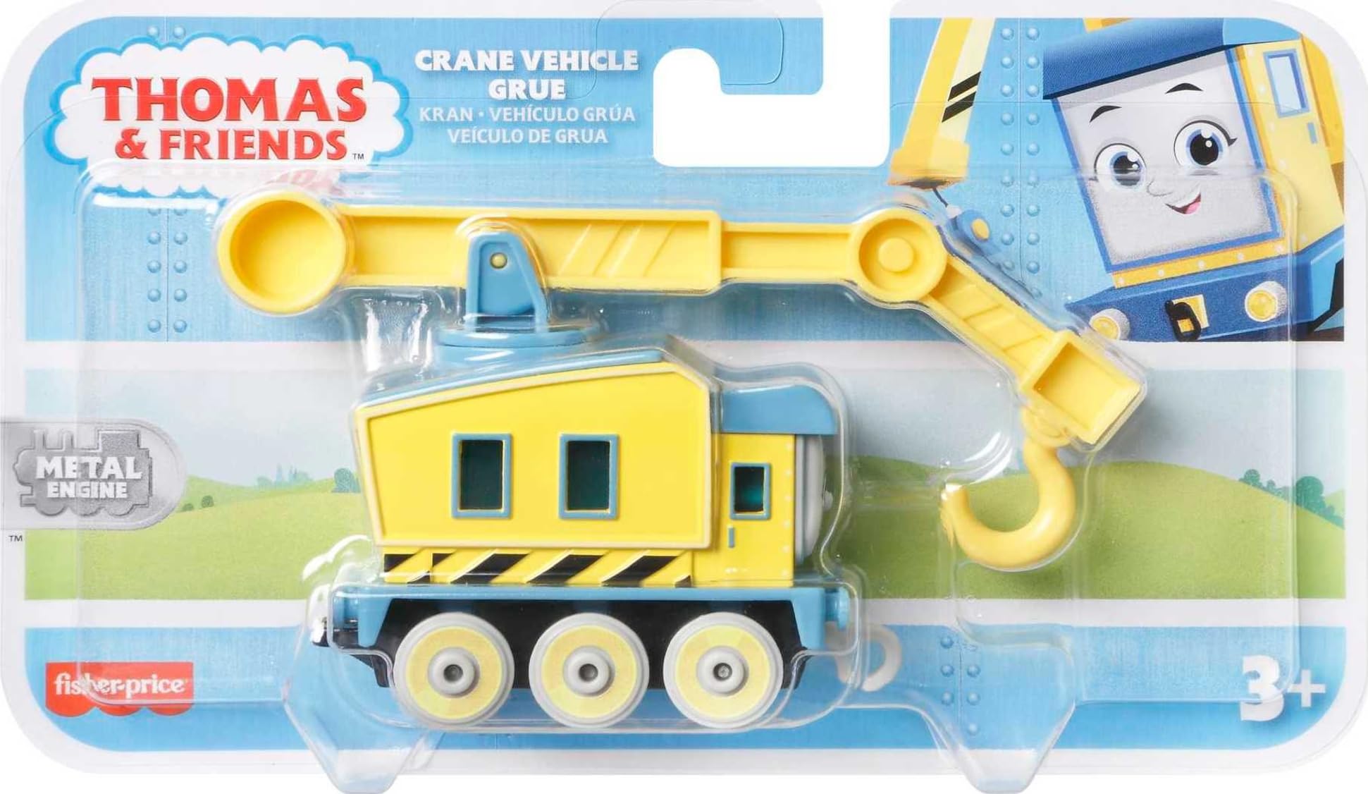 Foto 8 pulgar | Vehículo De Juguete Thomas & Friends Carly The Crane Fundido A Presión Hdy61 - Venta Internacional.