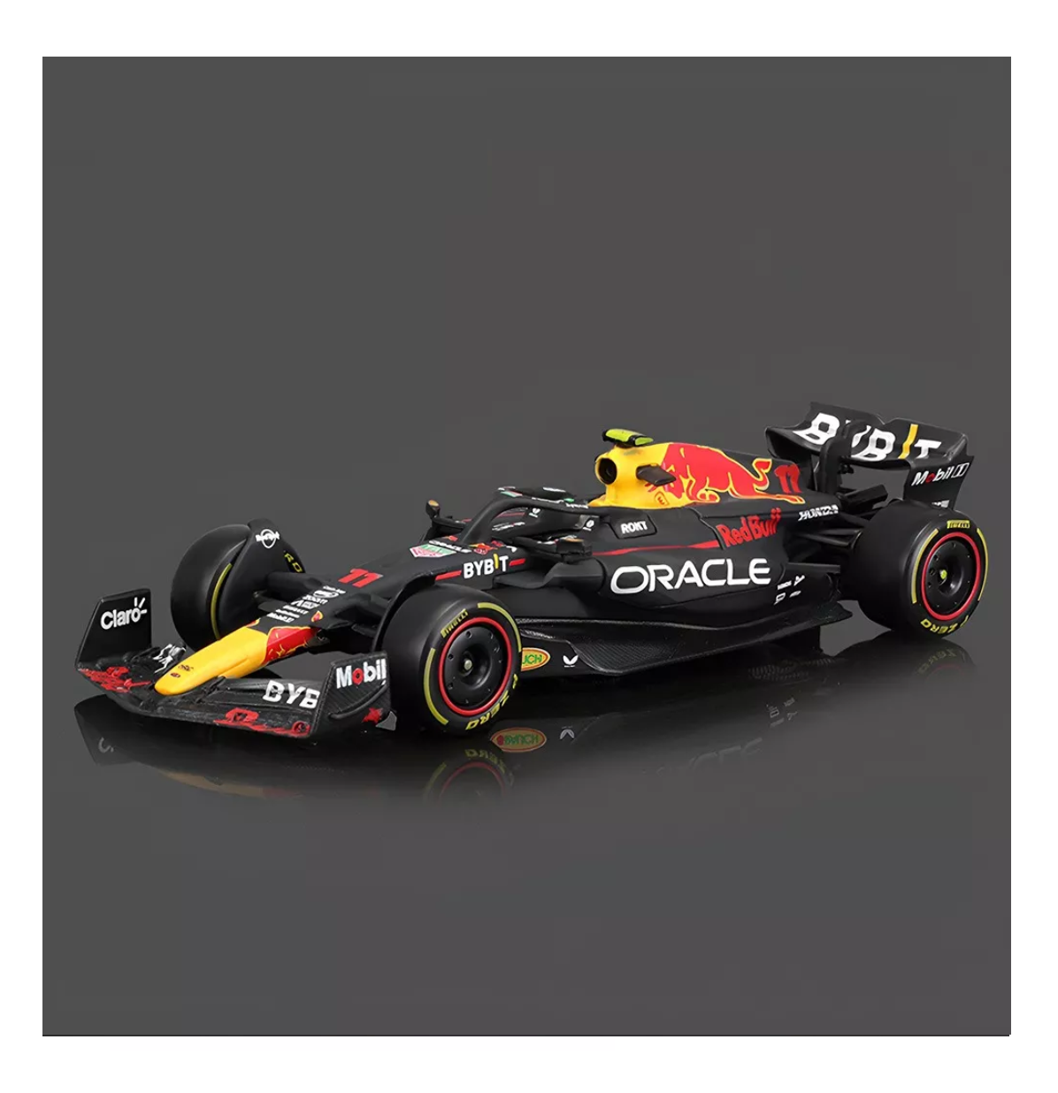 Foto 5 pulgar | Coche Sergio Pérez Fórmula 1 1:43, Burago Redbull F1 Rb19 #11
