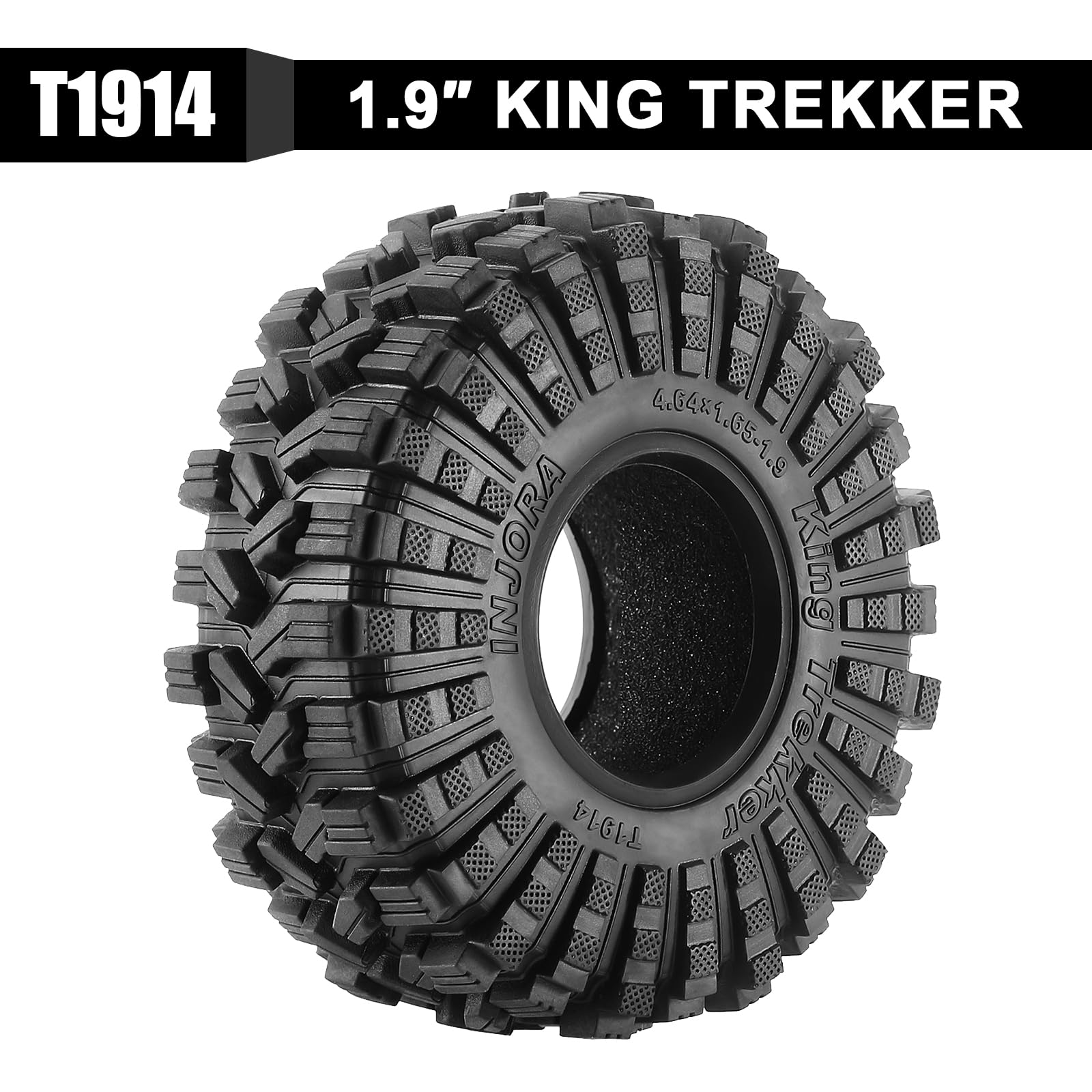 Foto 4 | Neumáticos Injora King Trekker 1.9 S5 Para Rc Crawler 1/10 - Venta Internacional.