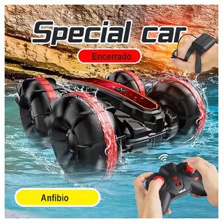 Foto 2 | Juguete Coche Anfibio Lab.g Rc-03j Con Doble Lado De Conducción 360° Color Rojo Pthorse