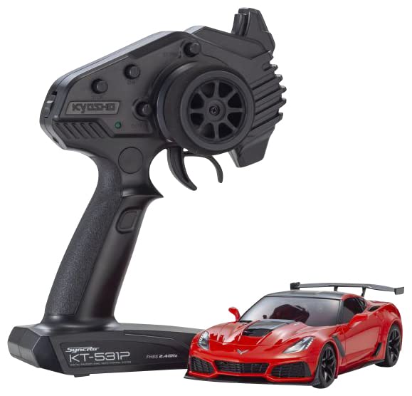 Foto 2 pulgar | Coche Teledirigido Kyosho Mini-z Rwd Mr-03 Chevy Corvette Zr1 Rtr Rojo - Venta Internacional.