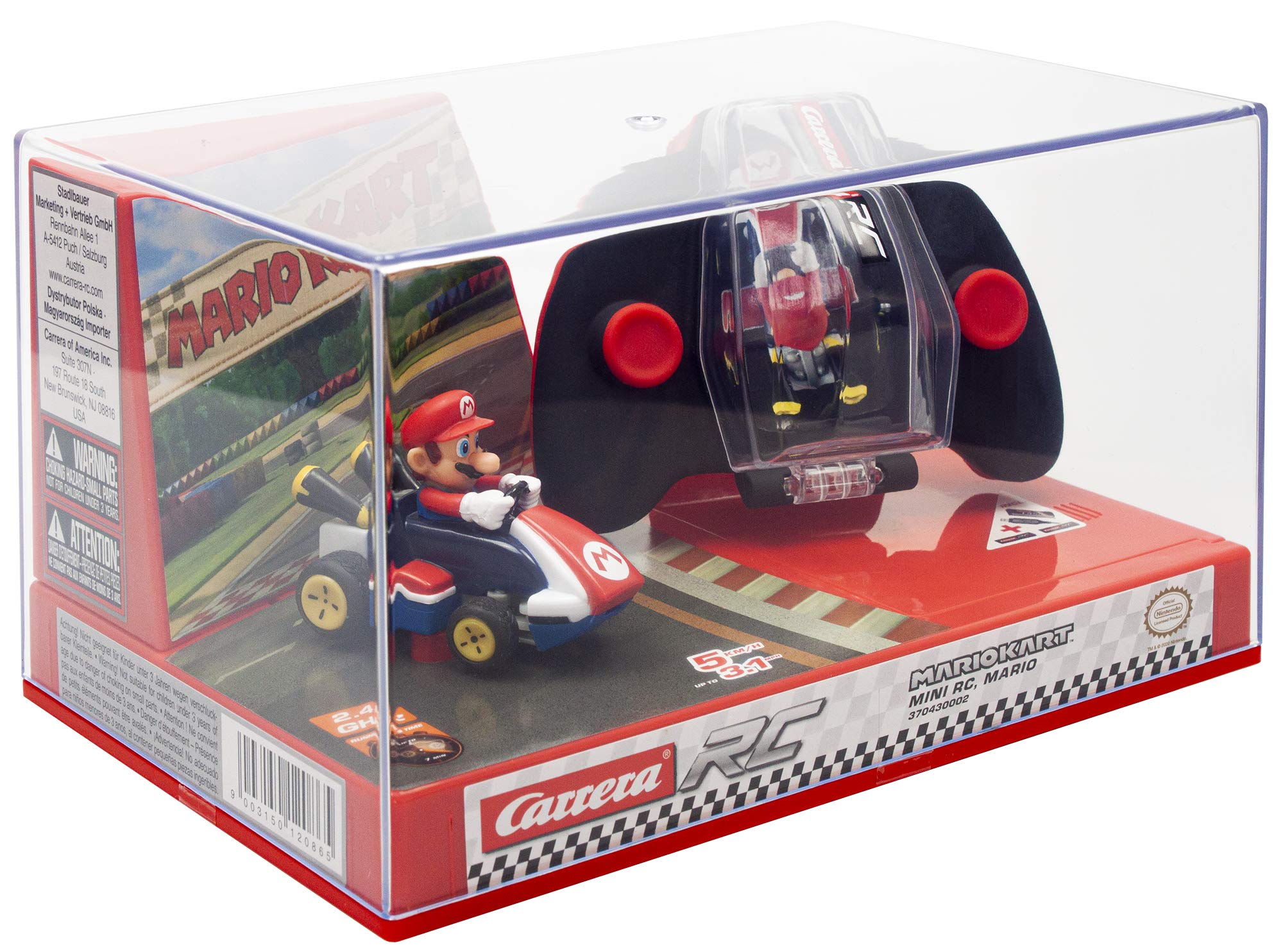Foto 6 pulgar | Coche De Juguete Carrera Rc Nintendo Mario Kart 2.4 Ghz Mini Mario - Venta Internacional.