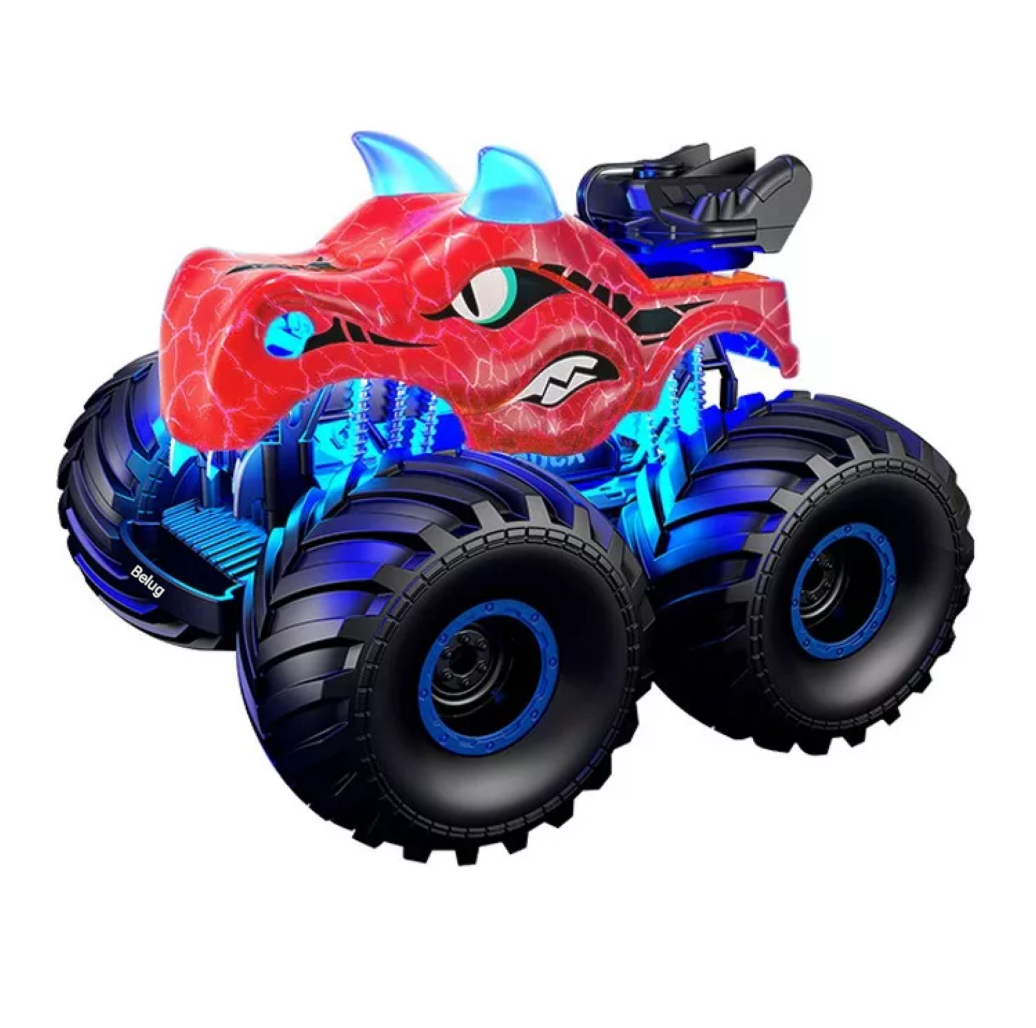 Foto 5 | Coche Teledirigido Recargable Todo Terreno Belug Steam2.4g Rojo Negro