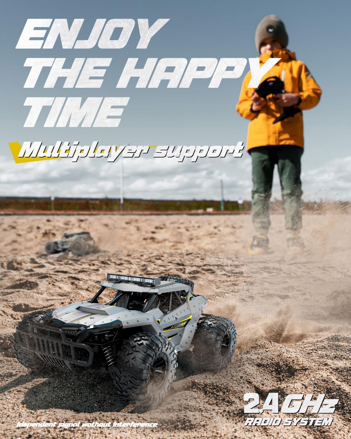 Foto 4 | Control Remoto Rc Truck Car Tecnock 4wd De Alta Velocidad A Más De 20 Km/h - Venta Internacional.