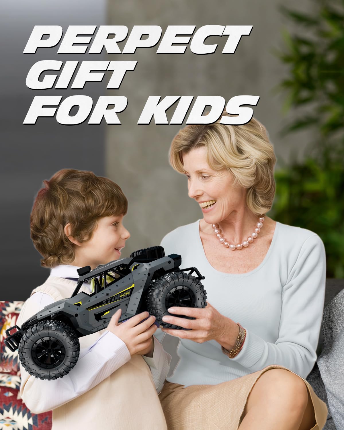 Foto 7 | Control Remoto Rc Truck Car Tecnock 4wd De Alta Velocidad A Más De 20 Km/h - Venta Internacional.