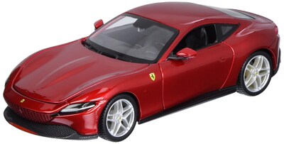 Foto 1 | Bburago De Metal Fundido A Presión 1:24 R&p Ferrari Roma Red - Venta Internacional.