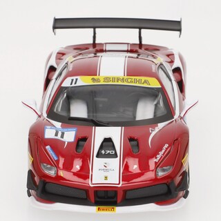 Foto 6 | Bburago 1:24 Racing 488 Challenge Red De Metal Fundido - Venta Internacional.