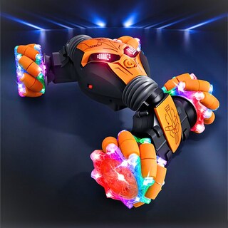 Foto 4 | Carros Juguete Para Niños Coche De Acrobacias Rotación 360° Naranja