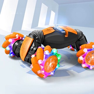 Foto 5 | Carros Juguete Para Niños Coche De Acrobacias Rotación 360° Naranja