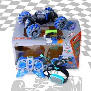 Foto 6 | Carro Rc 4x4 Todoterreno Con Rotación 360° Y Llantas Mecanum Azul