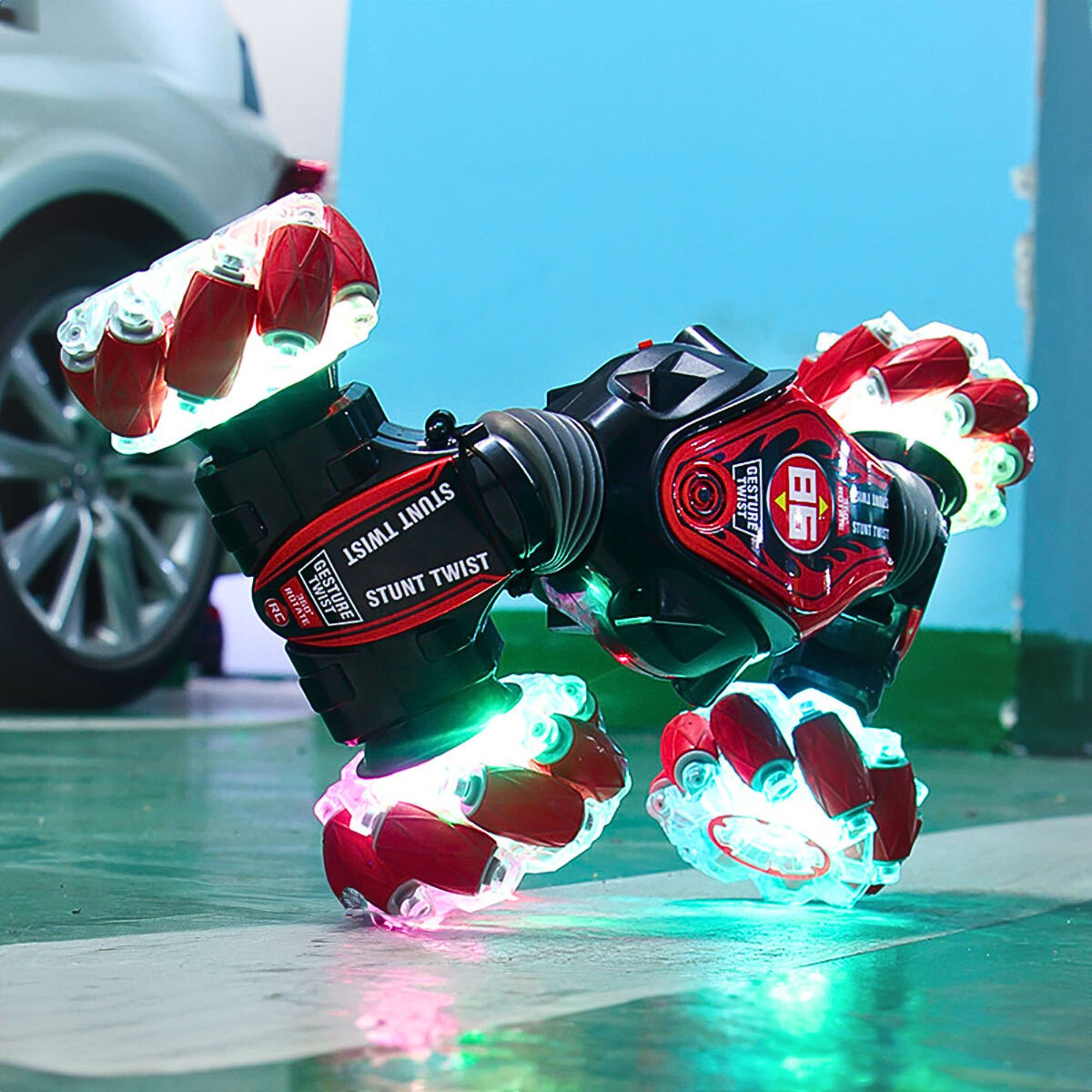 Foto 6 pulgar | Carro de Control Gesto con Luces Led Recargable
