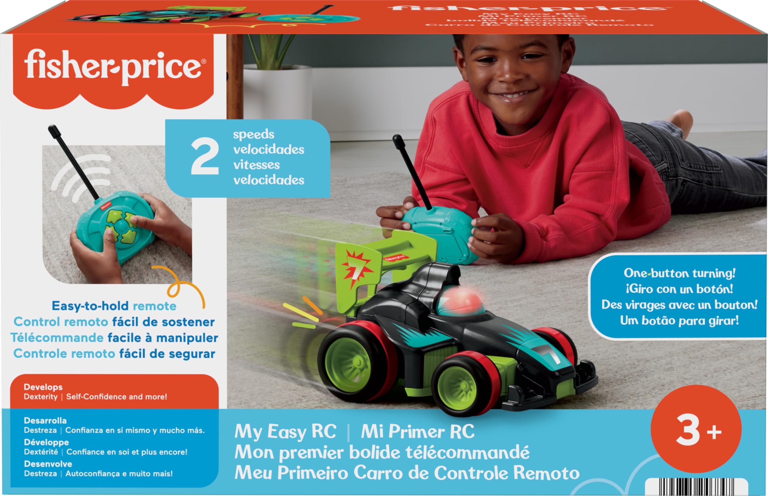 Foto 6 | Coche De Juguete Con Control Remoto Fisher-price My Easy Rc De Más De 3 Años - Venta Internacional.