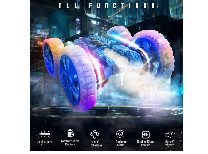 Foto 3 | Coche De 4wd 2.4ghz Acrobacia Con Luz Y Música Para Niños
