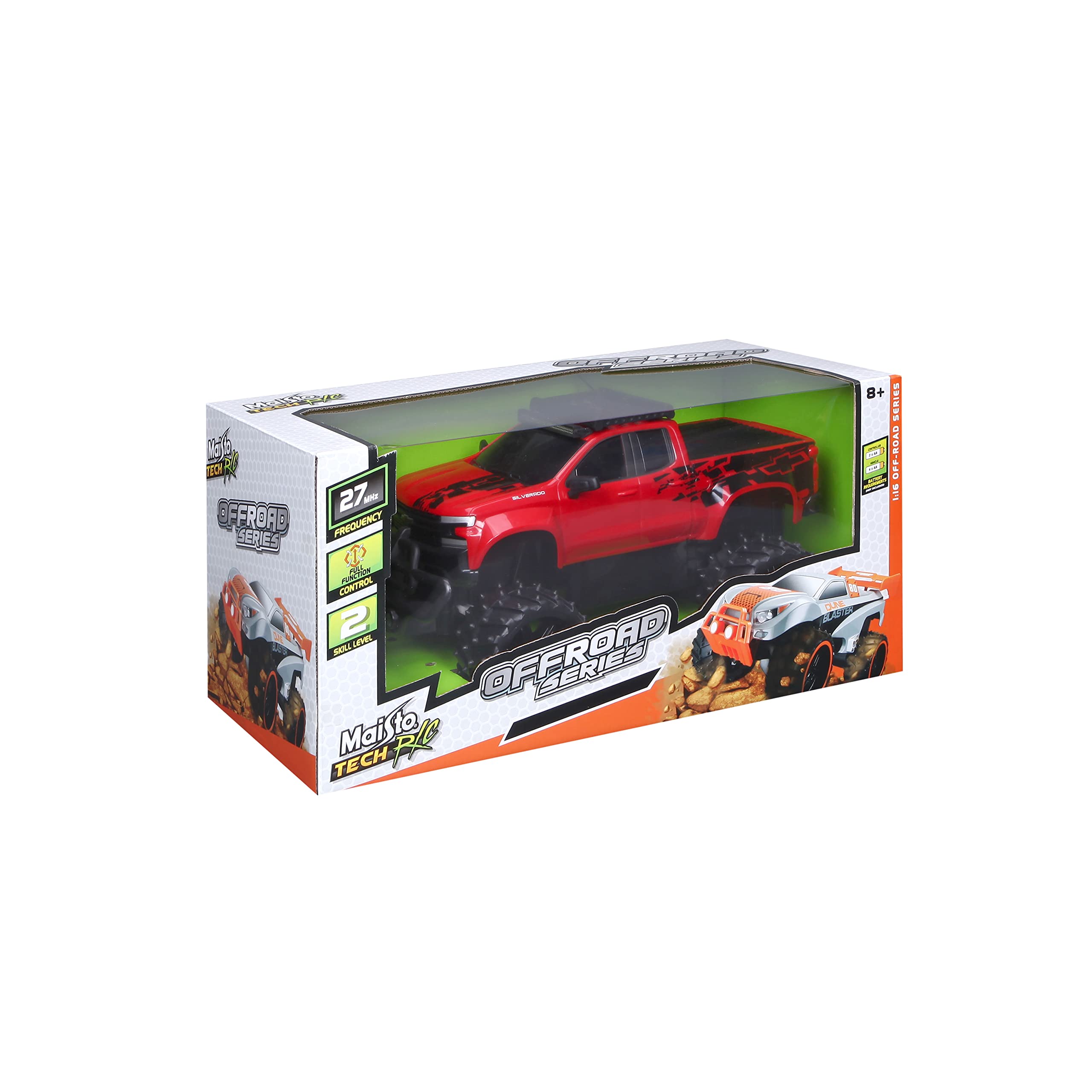 Foto 3 pulgar | Coche De Control Remoto Maisto Tech 2019 Chevrolet Silverado 1:16 - Venta Internacional.