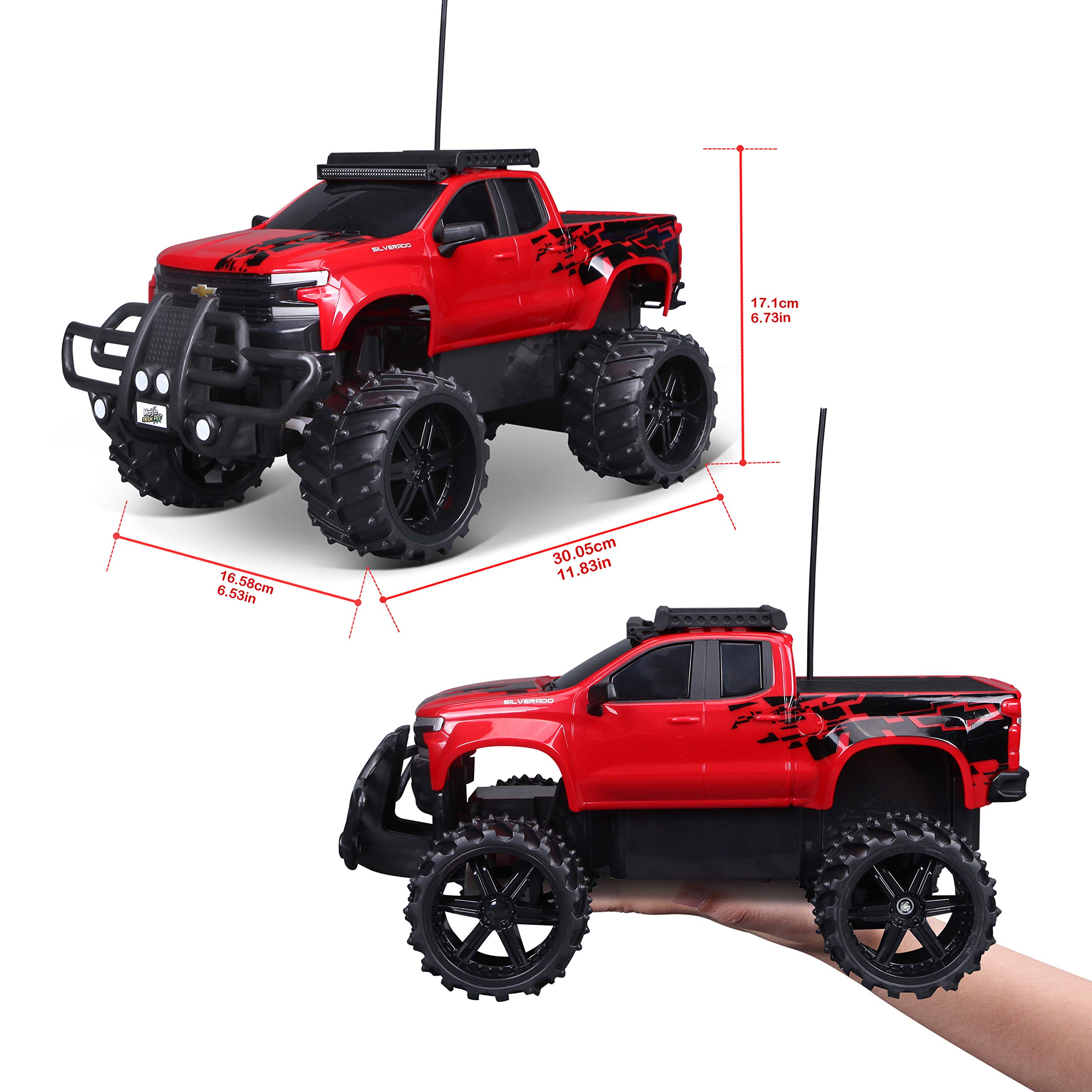 Foto 6 pulgar | Coche De Control Remoto Maisto Tech 2019 Chevrolet Silverado 1:16 - Venta Internacional.