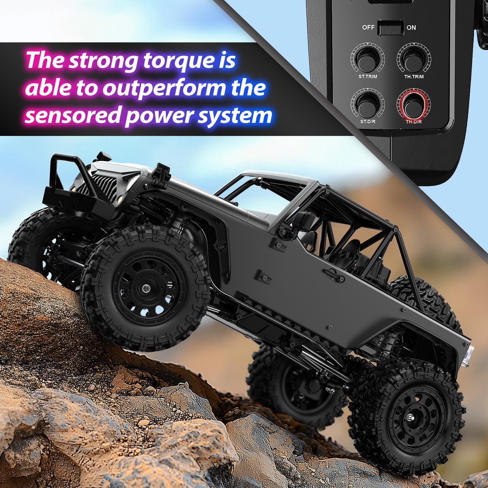 Foto 4 pulgar | Rc Rock Crawler Hyper Go H12y 1/12 4x4 Sin Escobillas Para Adultos - Venta Internacional.