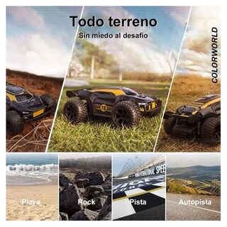 Foto 2 | Carro Control Remoto 3pz Lab.g Negro Amarillo