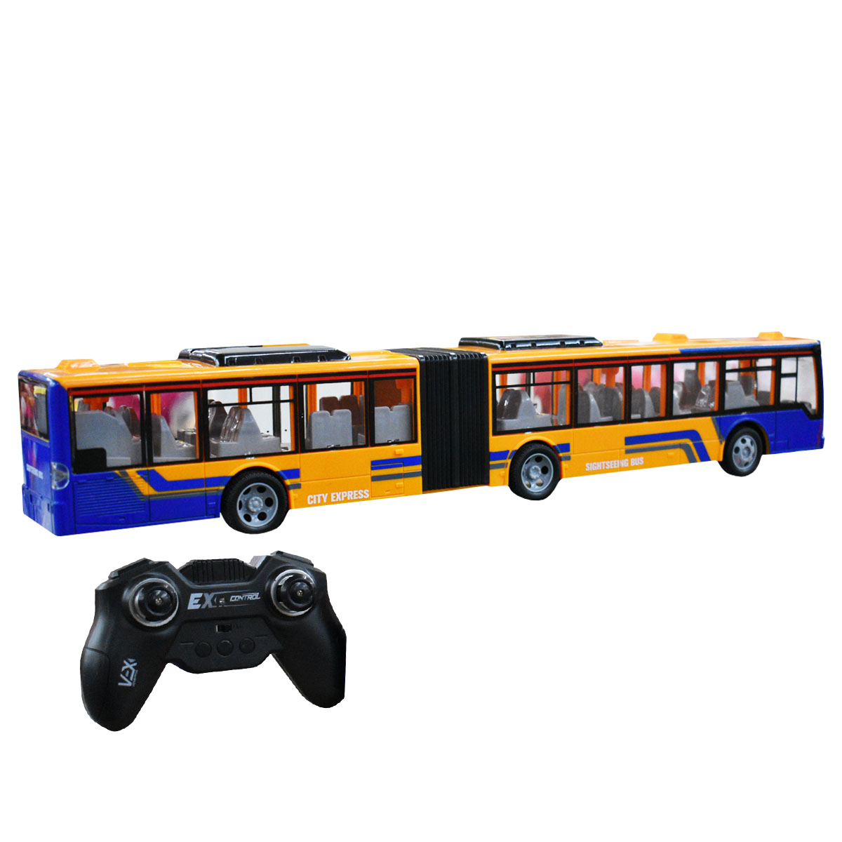 Foto 1 | Carro A Control Remoto Autobus Para Niños Color Naranja