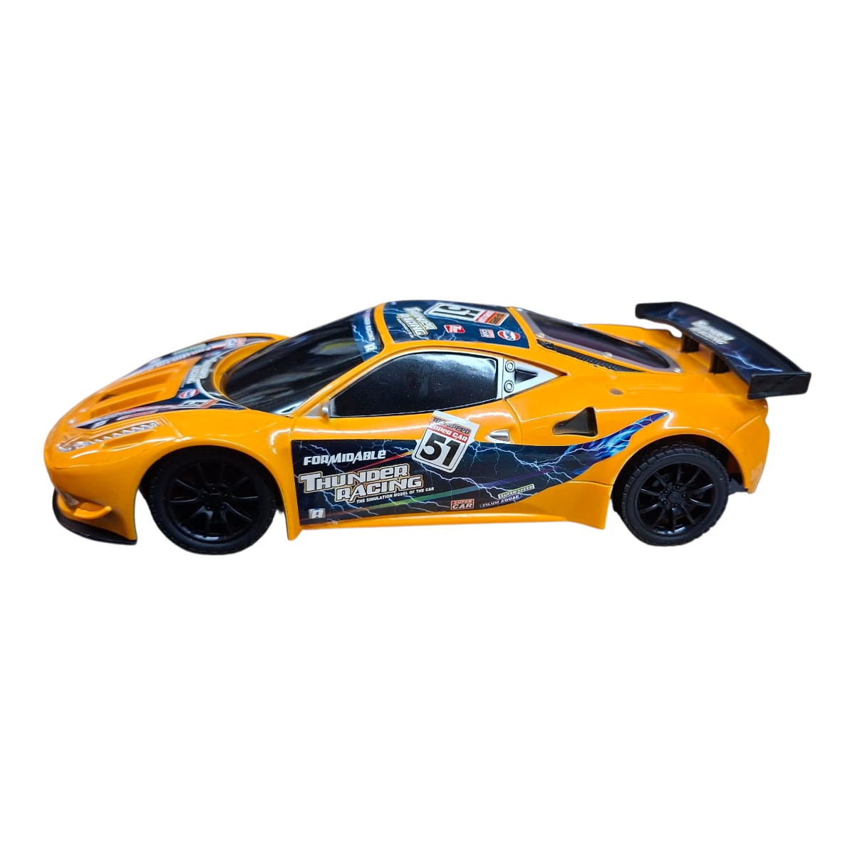 Foto 3 pulgar | Carro A Control Remoto Racing Color Naranja Para Miños