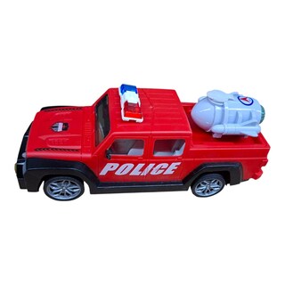 Foto 2 | Camioneta A Control Remoto Policia C/humo Recargable Rojo