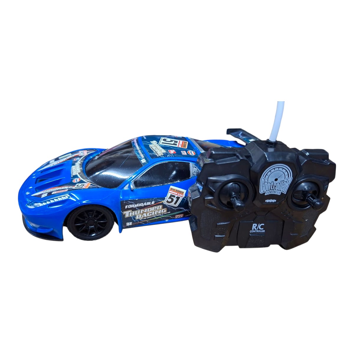 Foto 2 pulgar | Carro A Control Remoto Racing Color Azul Para Niños
