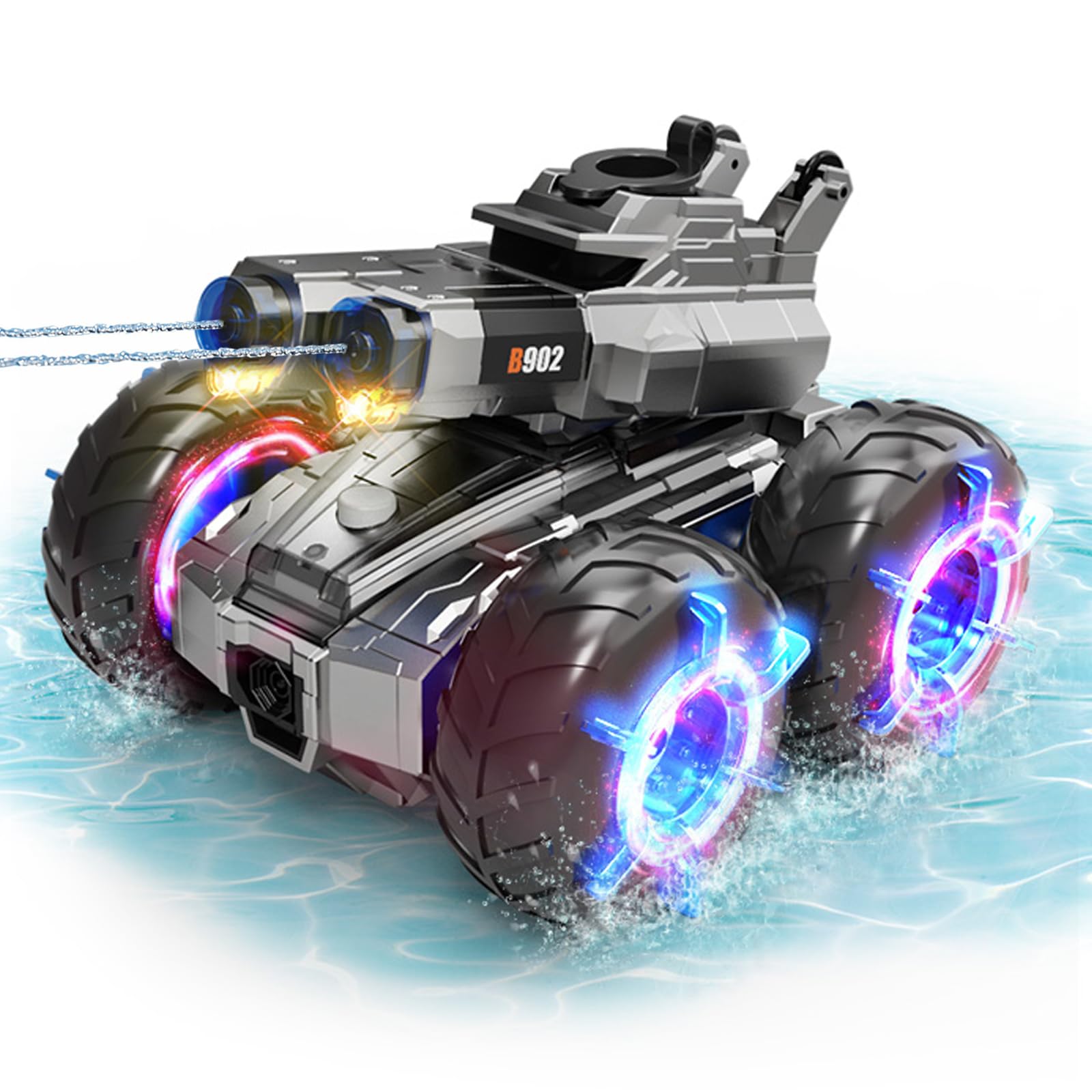 Foto 2 pulgar | Coche Anfibio Con Control Remoto Athleria Con Pistola De Agua Para Niños - Venta Internacional.
