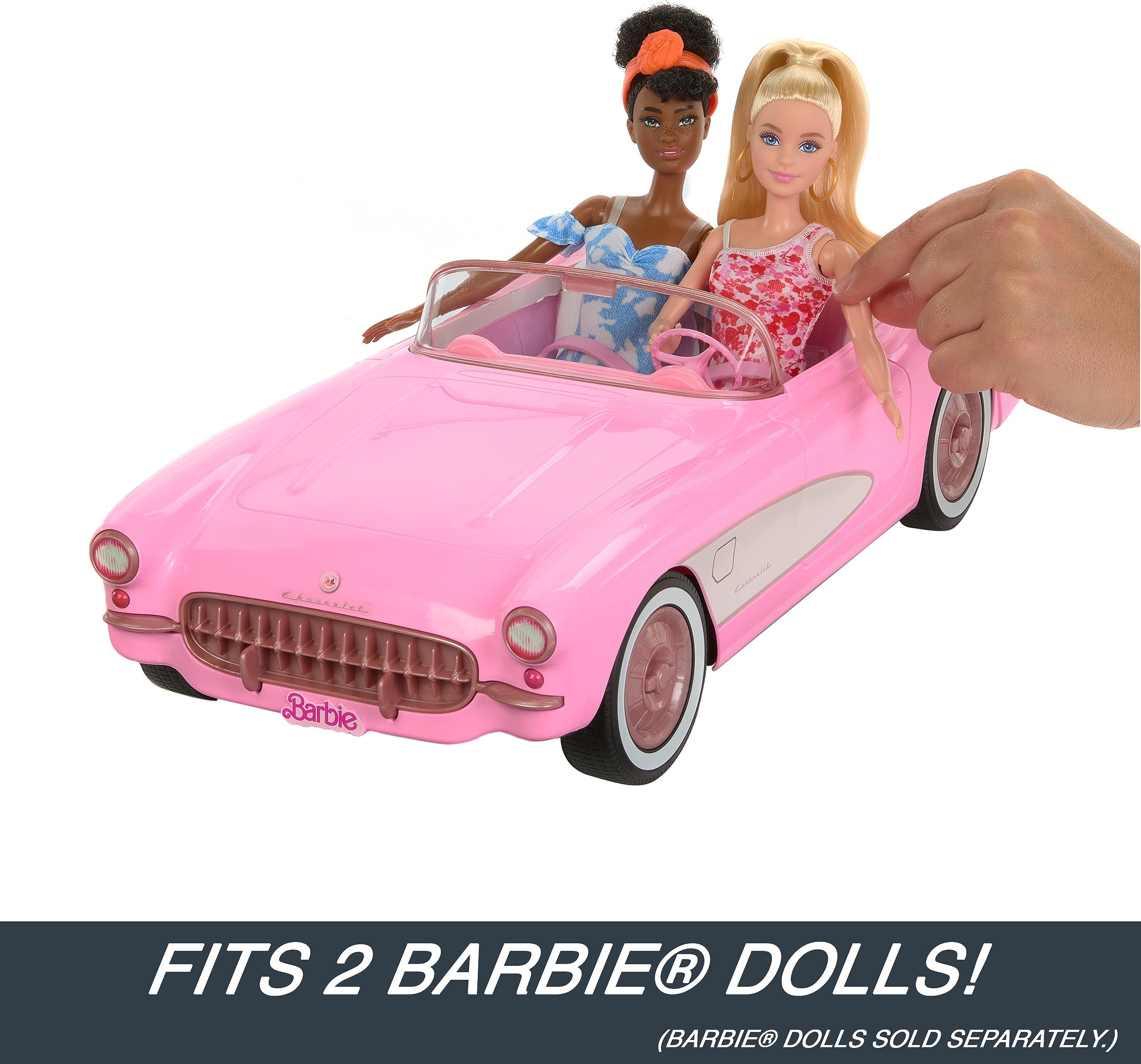Foto 6 pulgar | Coche De Juguete Hot Wheels Barbie Rc Corvette Con Control Remoto - Venta Internacional.