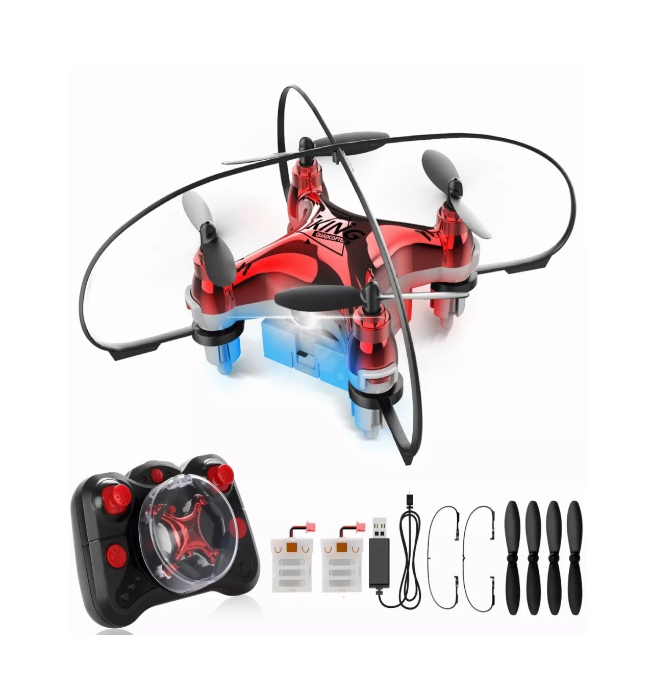 Mini Drone Para Ninos Principiantes 2.4ghz Rojo Coppel