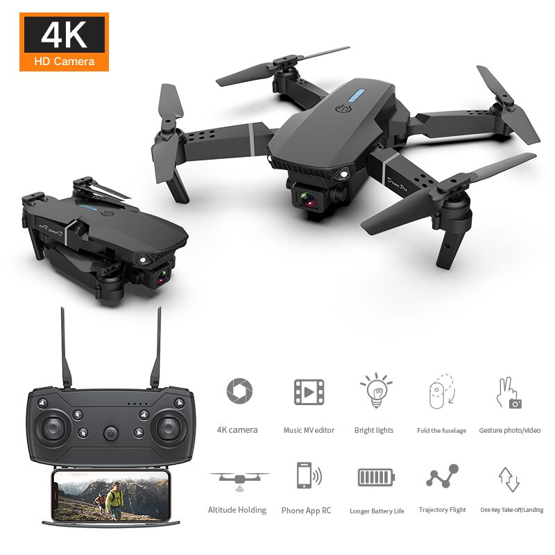 Venta Internacional- Cámara Dron Zhenduo E88 Pro Wifi FPV 4K HD