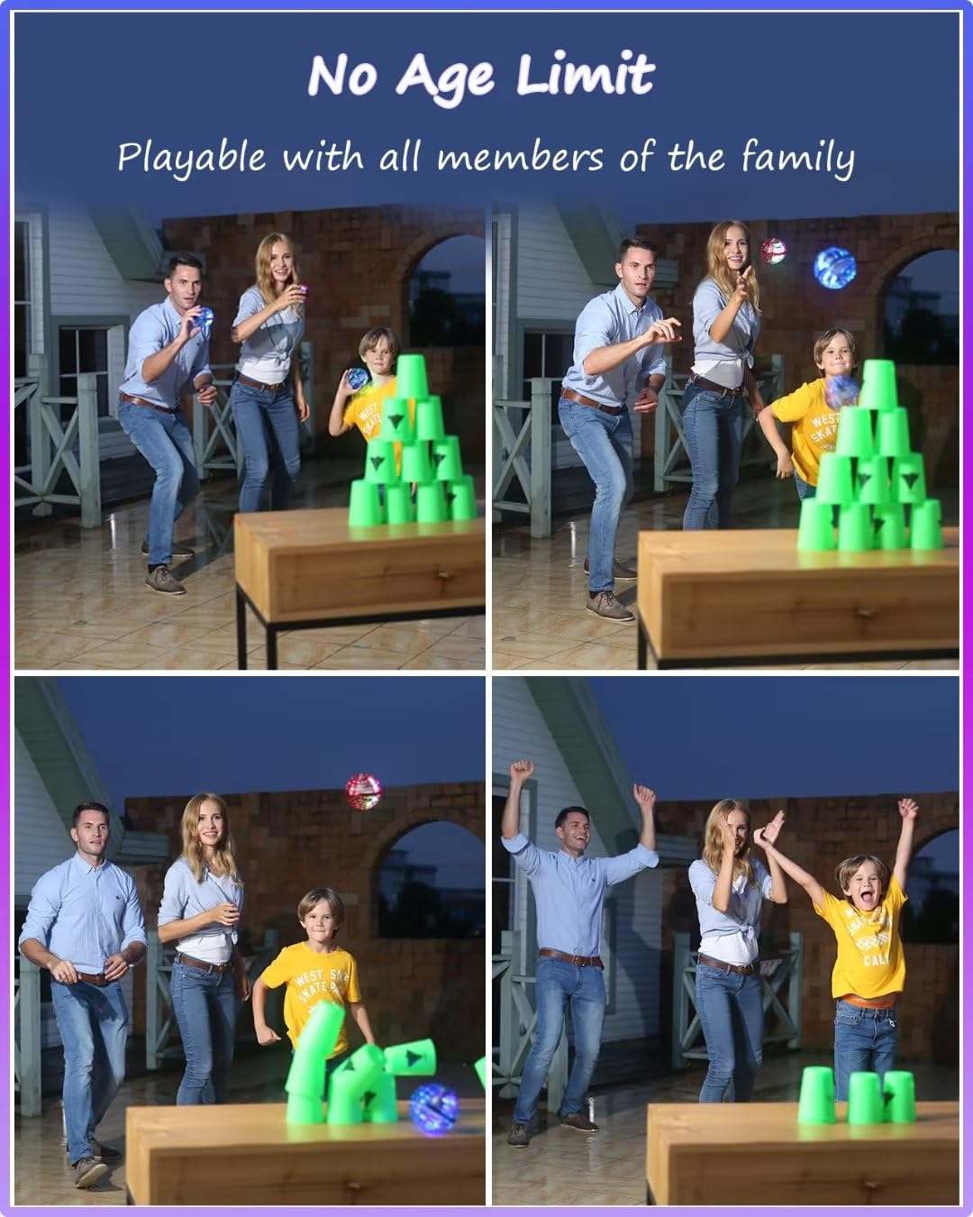 Foto 5 pulgar | Minidron Athleria Ufo Magic Flying Orb Ball Con Luces Para Niños - Venta Internacional.