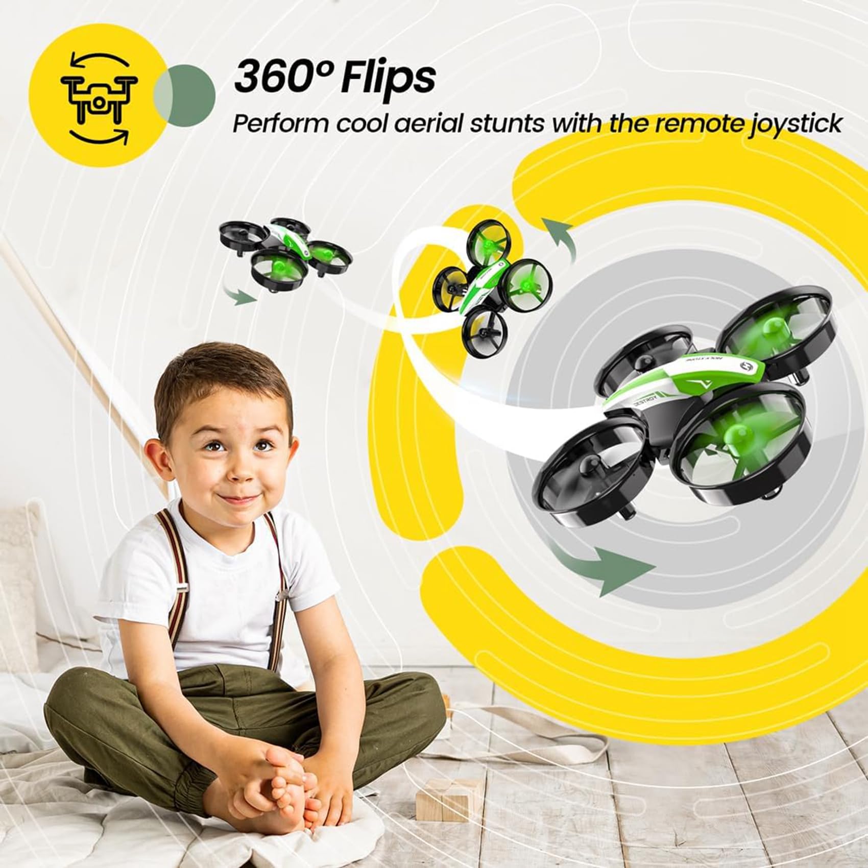 Foto 4 | Drone Holy Stone Hs210 Mini Para Niños Y Principiantes Con 3 Baterías - Venta Internacional.