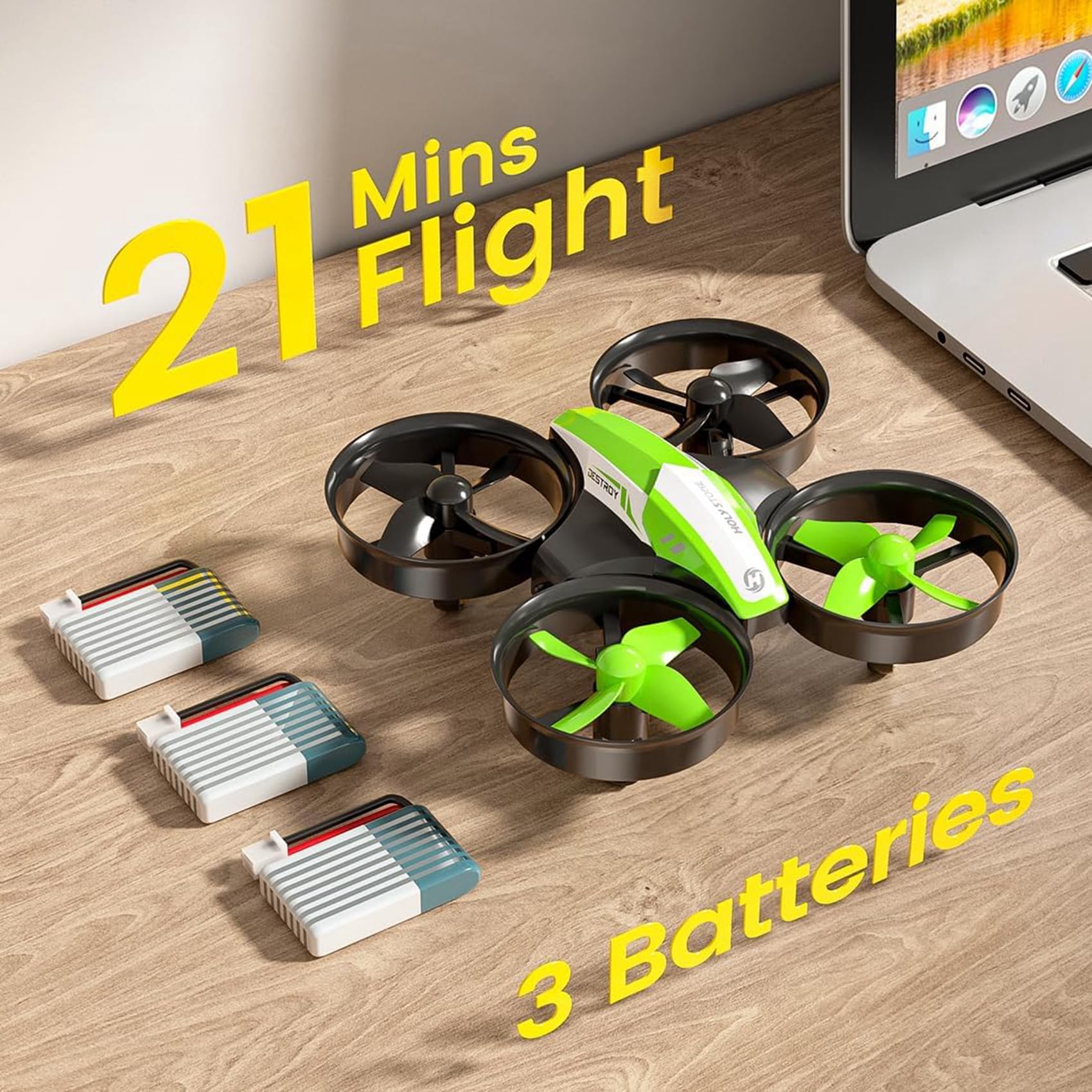 Foto 8 pulgar | Drone Holy Stone Hs210 Mini Para Niños Y Principiantes Con 3 Baterías - Venta Internacional.