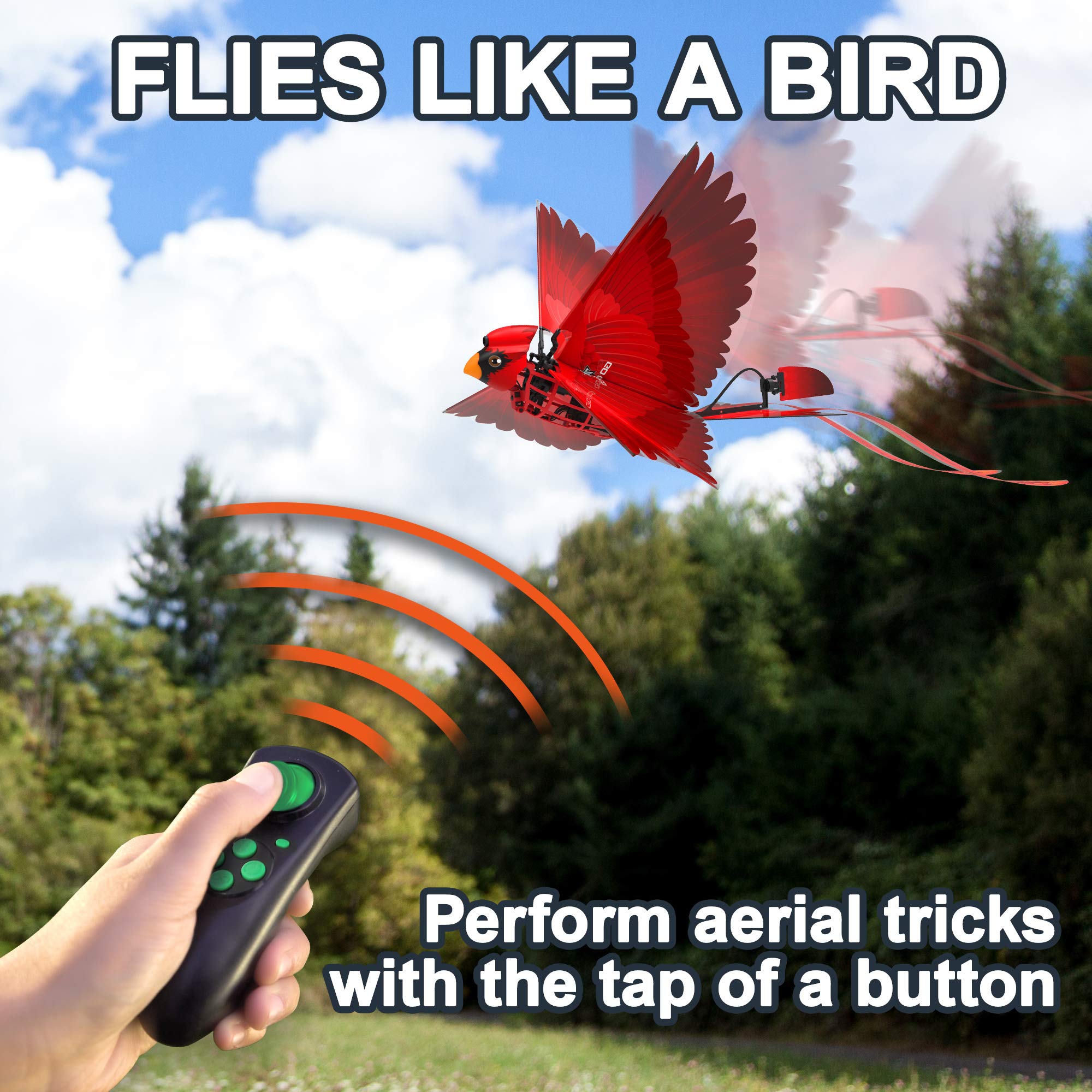 Foto 6 pulgar | Juguete Volador Zing Go Go Bird Con Control Remoto Para Evitar Obstáculos - Venta Internacional.