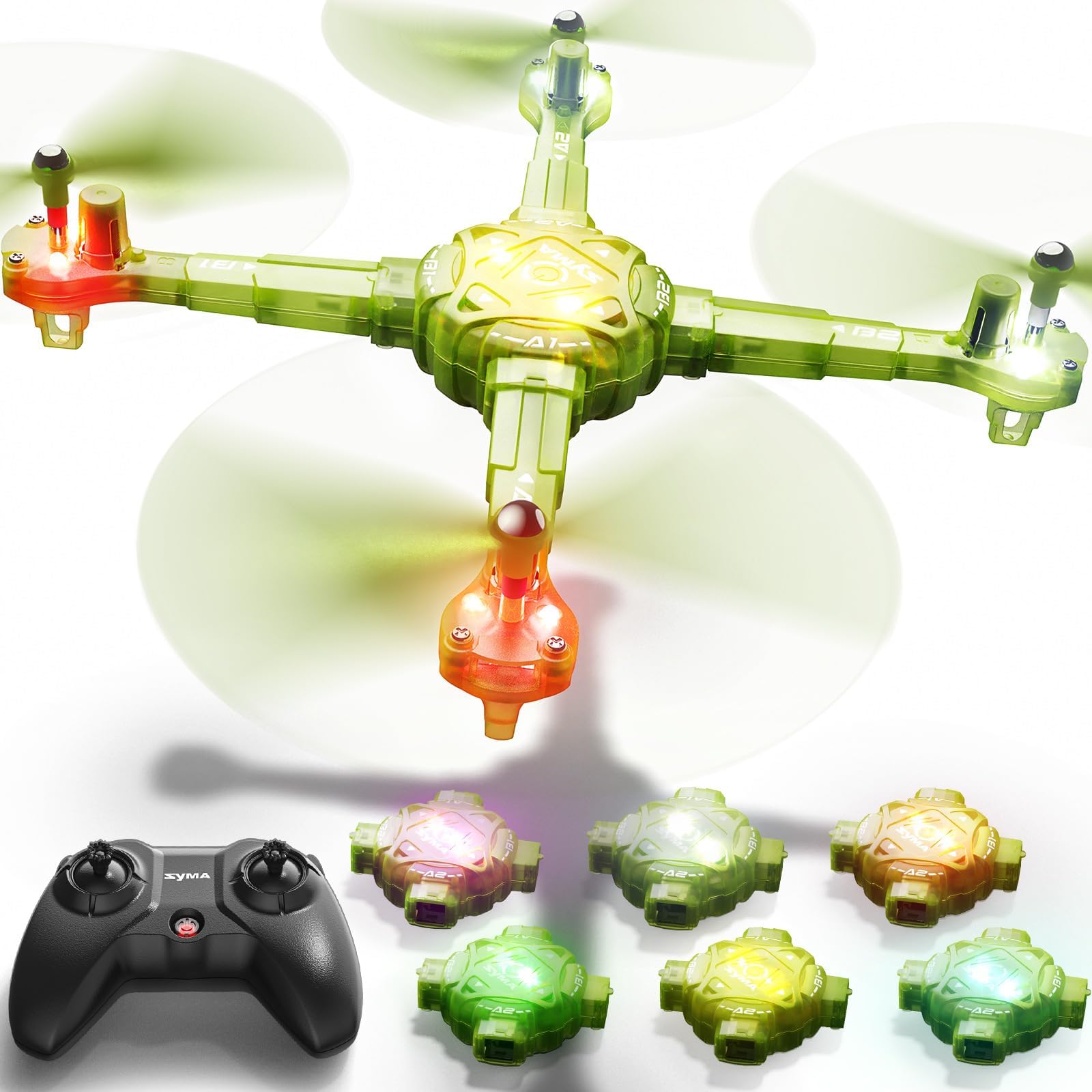 Foto 2 pulgar | Drone Syma X440 Para Niños Con Luz Led De 7 Colores Para Mantener La Altitud - Venta Internacional.