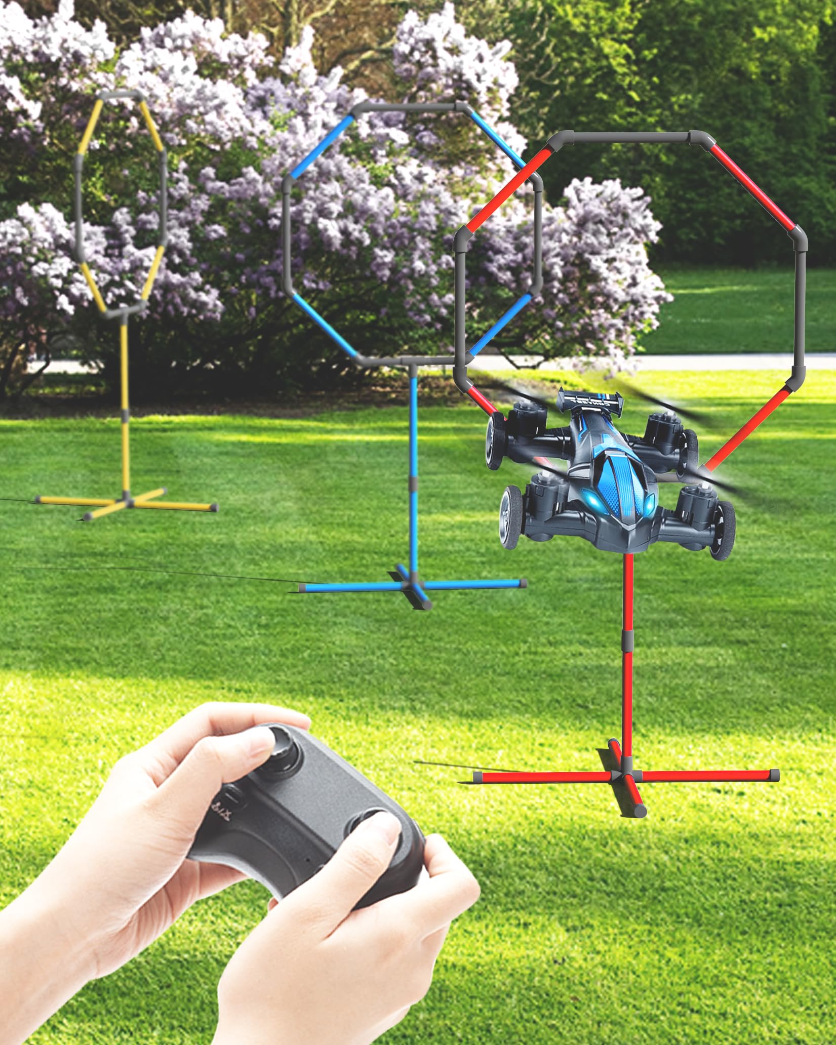 Foto 2 | Drone Rc Racing Galvanox Racing Con Kit De Carrera De Obstáculos - Venta Internacional.
