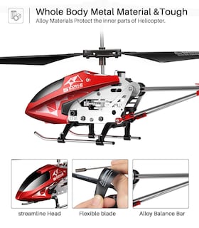 Foto 3 | Venta Internacional - Helicóptero De Control Remoto Syma S107h-e Con Control De Altitud