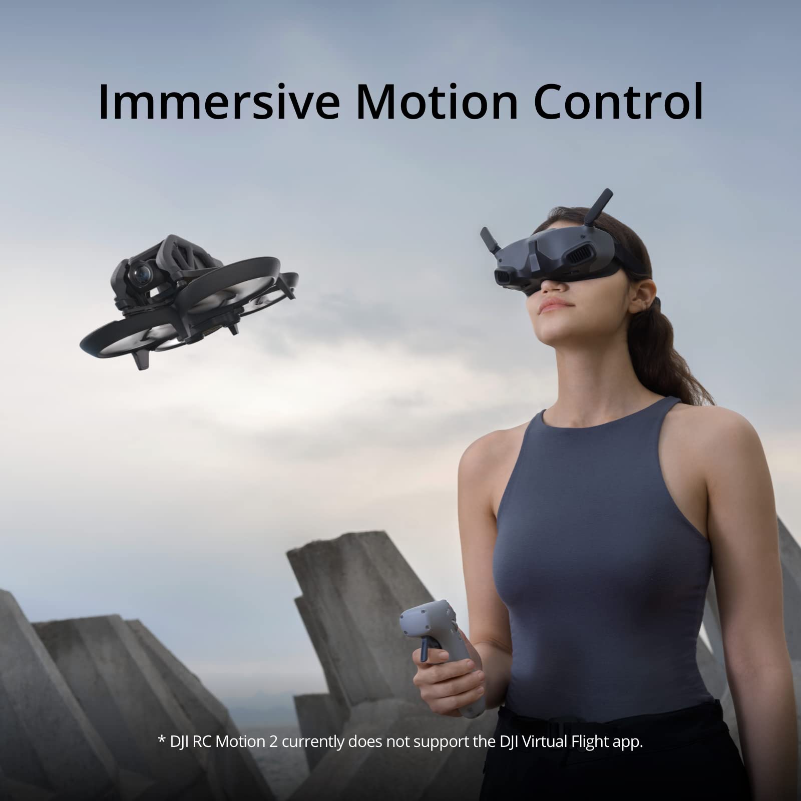 Foto 3 pulgar | Accesorio Para Drones: Controlador Inteligente Inmersivo Dji Rc Motion 2 - Venta Internacional.