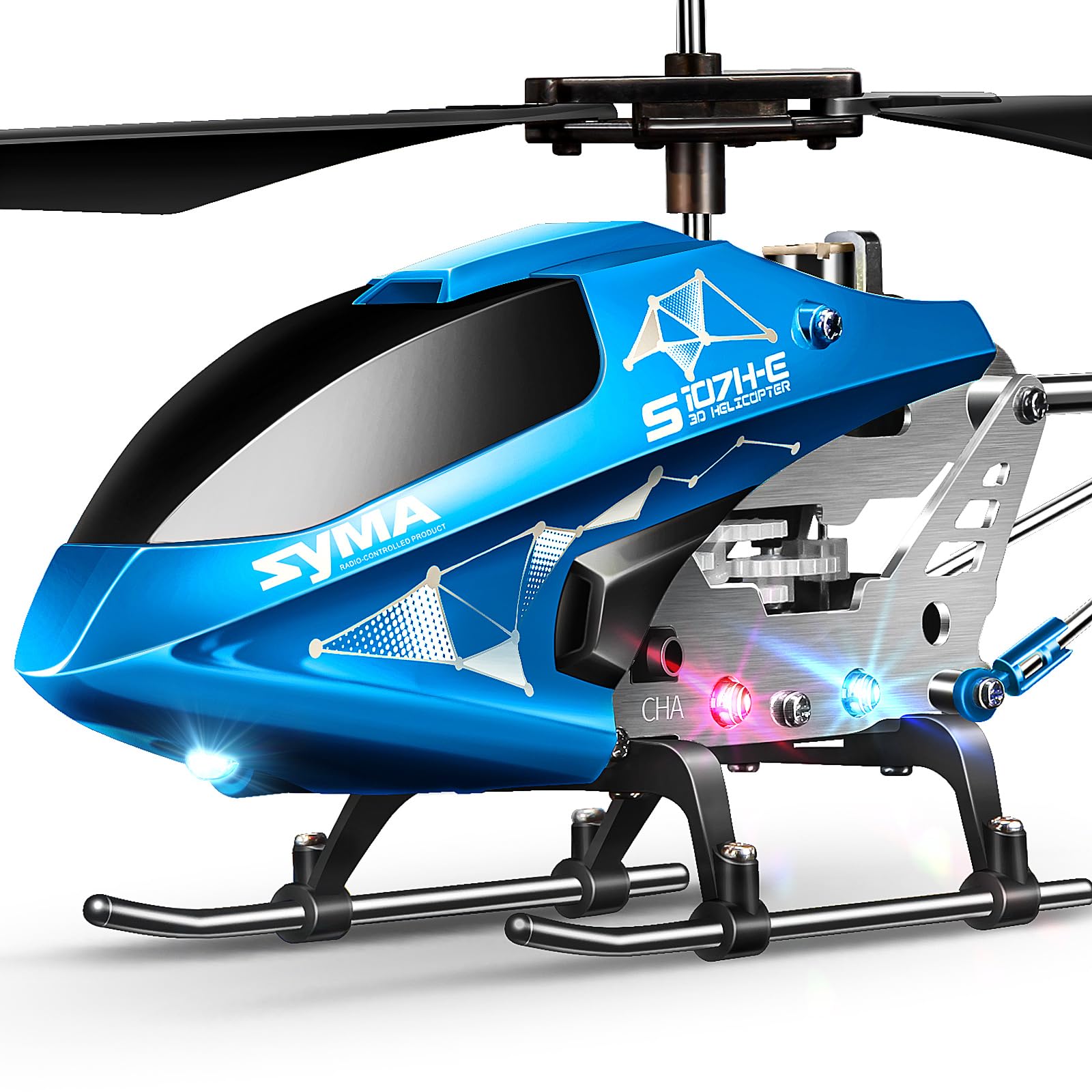 Helicóptero Teledirigido Syma S107h-e Altitude Hold Blue - Venta Internacional. $1,192