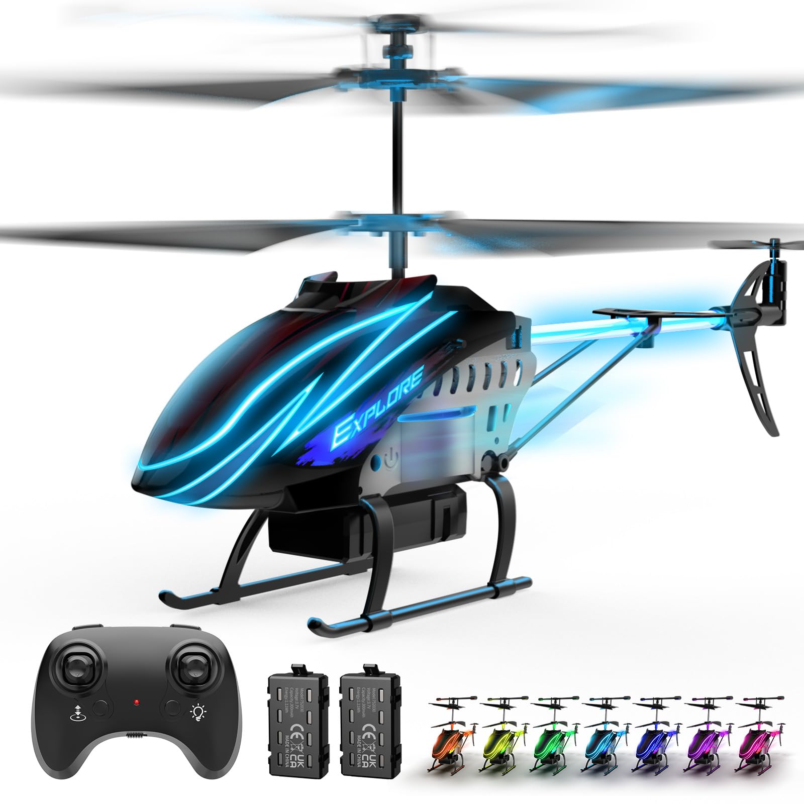 Foto 2 pulgar | Helicóptero Rc Bussgo Para Niños Con Baterías Flight 2 De 30 Minutos - Venta Internacional.