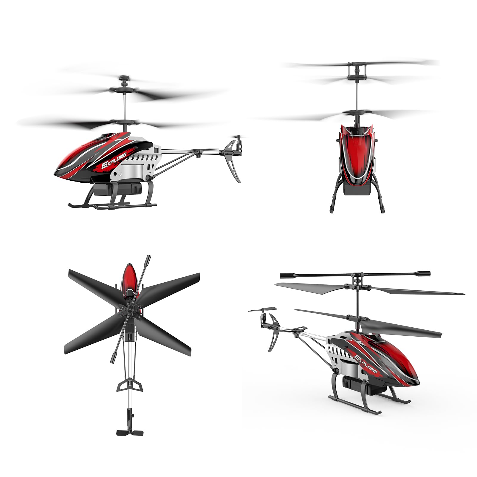 Foto 8 pulgar | Helicóptero Rc Bussgo Para Niños Con Baterías Flight 2 De 30 Minutos - Venta Internacional.
