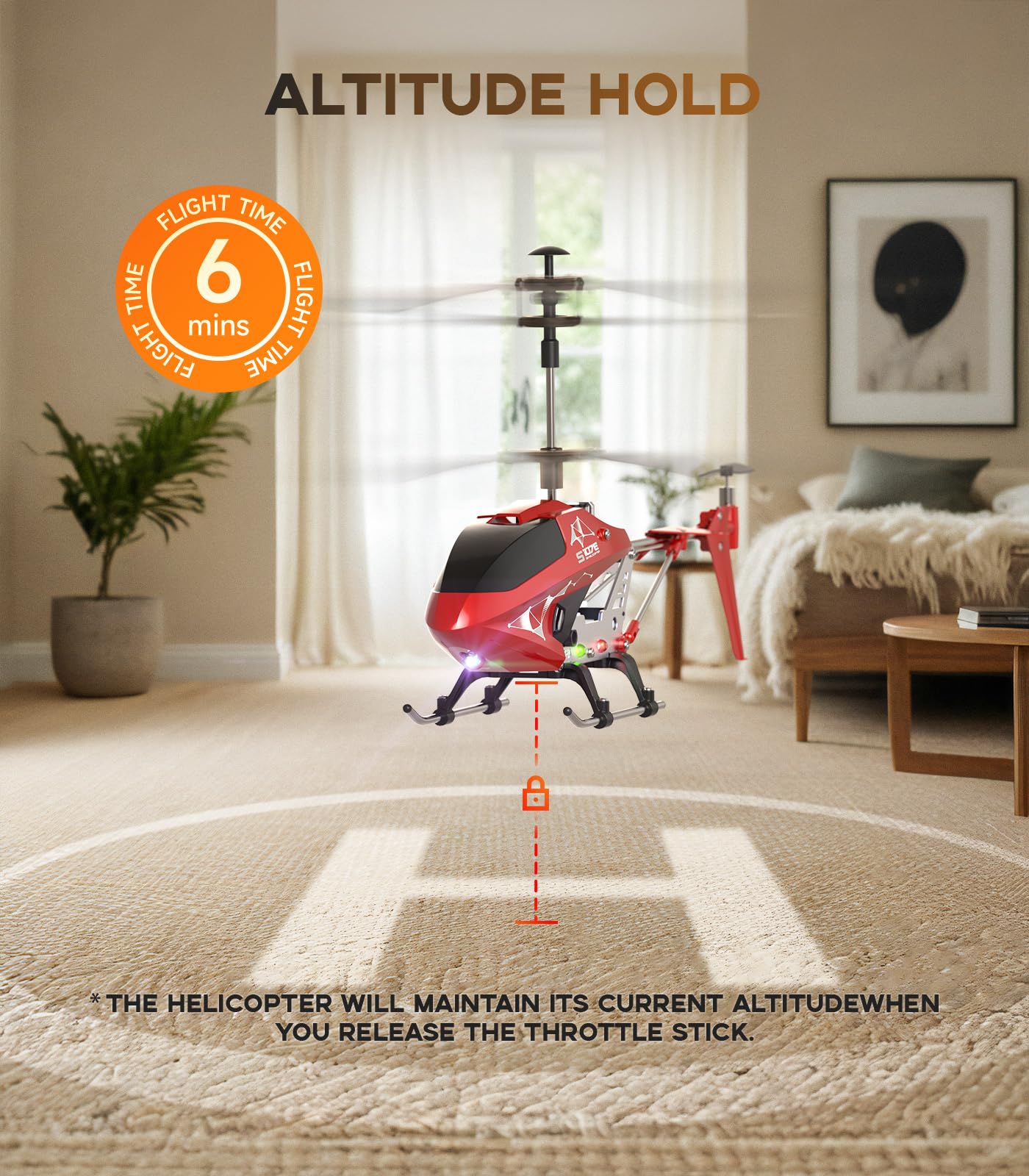 Foto 6 pulgar | Helicóptero Rc Syma S107h-e Altitude Hold 3.5 Canales Para Niños - Venta Internacional.