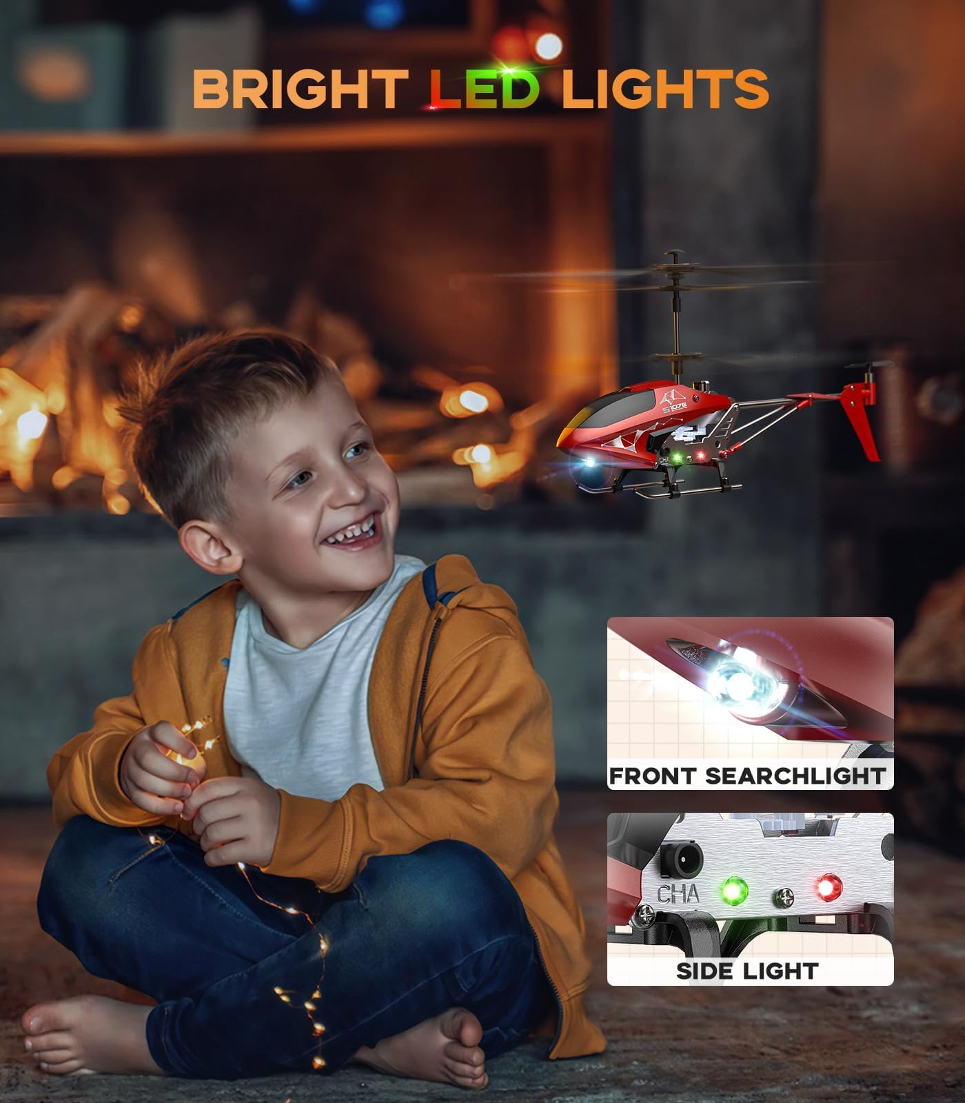 Foto 7 pulgar | Helicóptero Rc Syma S107h-e Altitude Hold 3.5 Canales Para Niños - Venta Internacional.