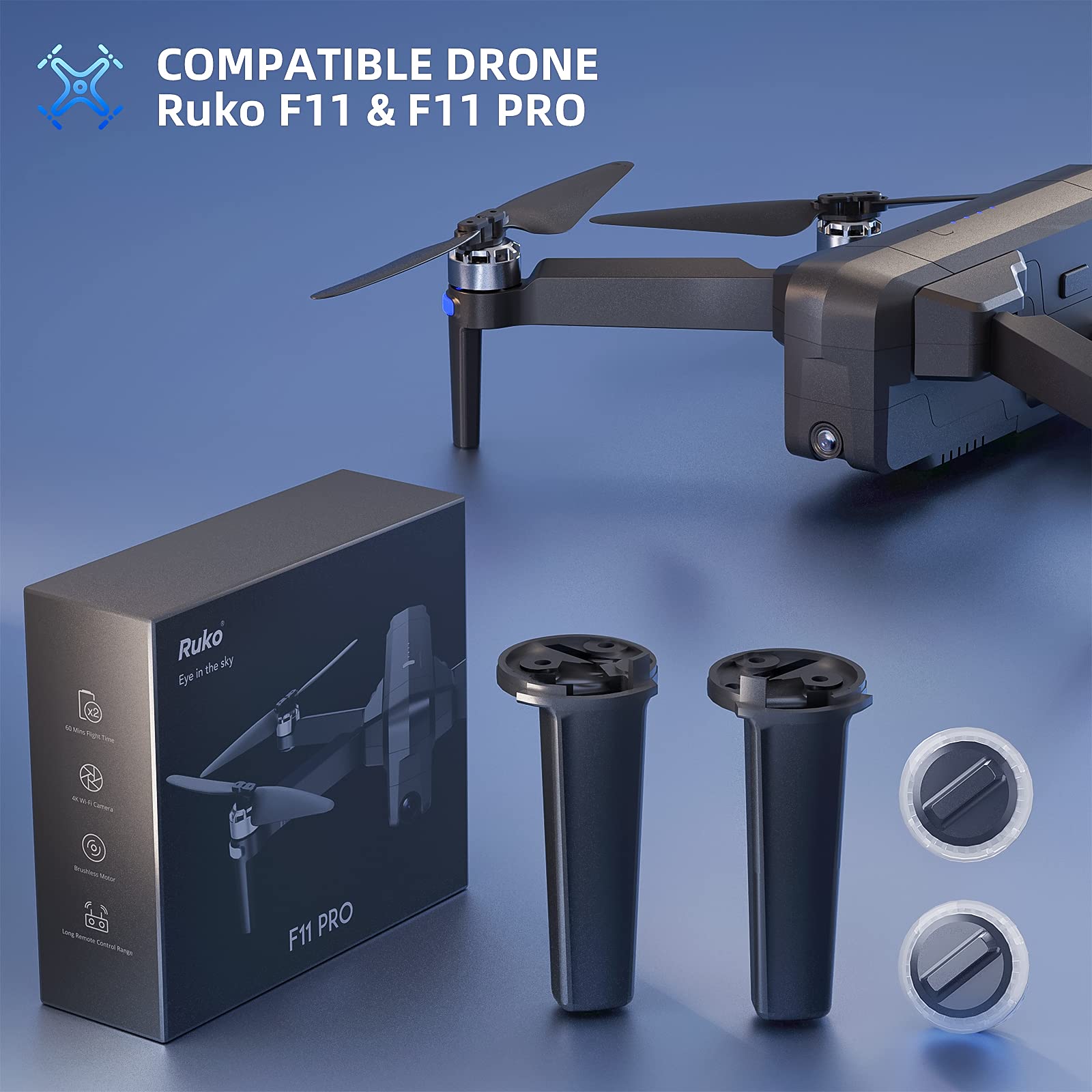 Foto 4 pulgar | Piezas De Repuesto Del Tren De Aterrizaje Para Drones Ruko F11/f11 Pro/f11gim2 - Venta Internacional.