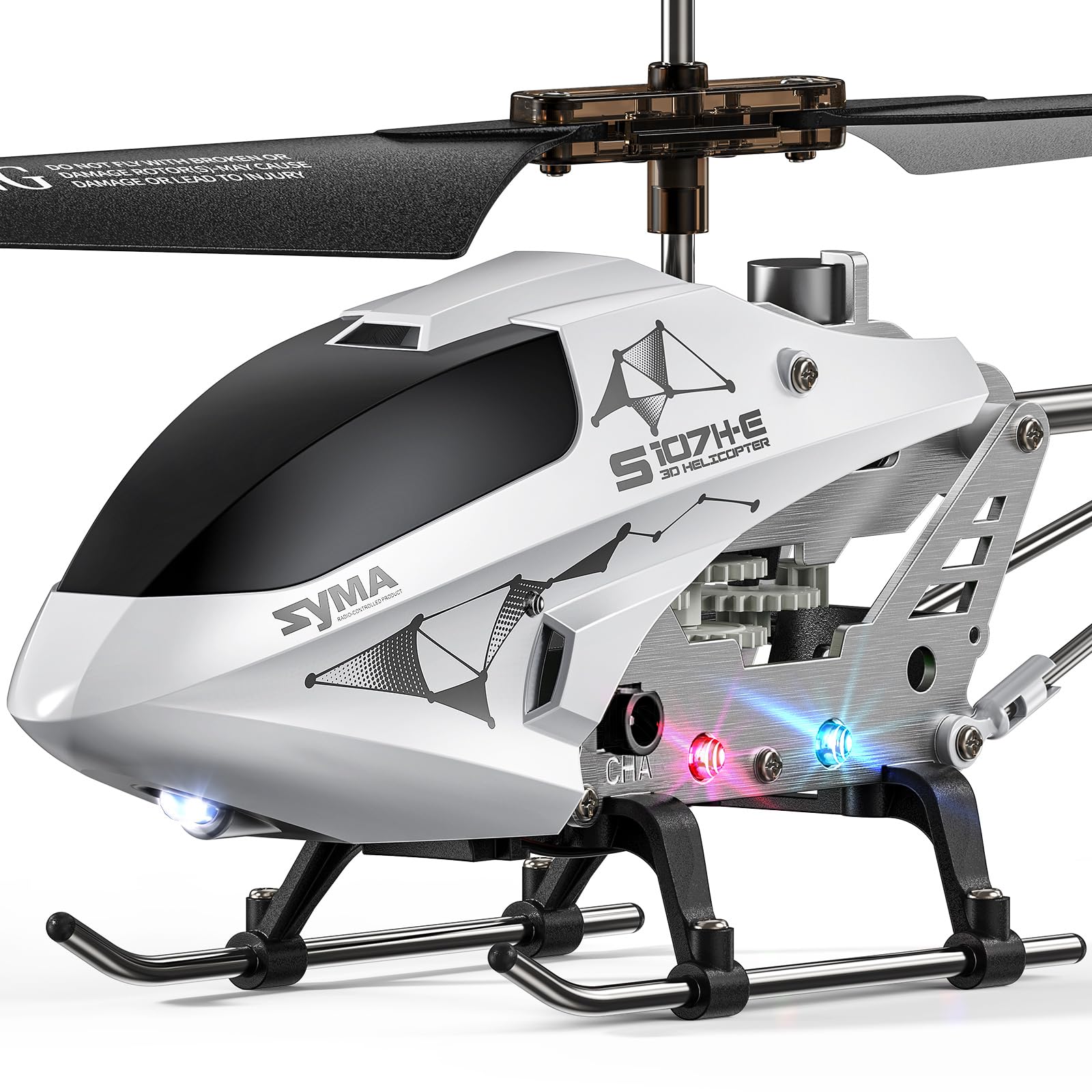 Foto 2 pulgar | Control Remoto Rc Helicopter Syma Altitude Hold Para Niños, Blanco - Venta Internacional.