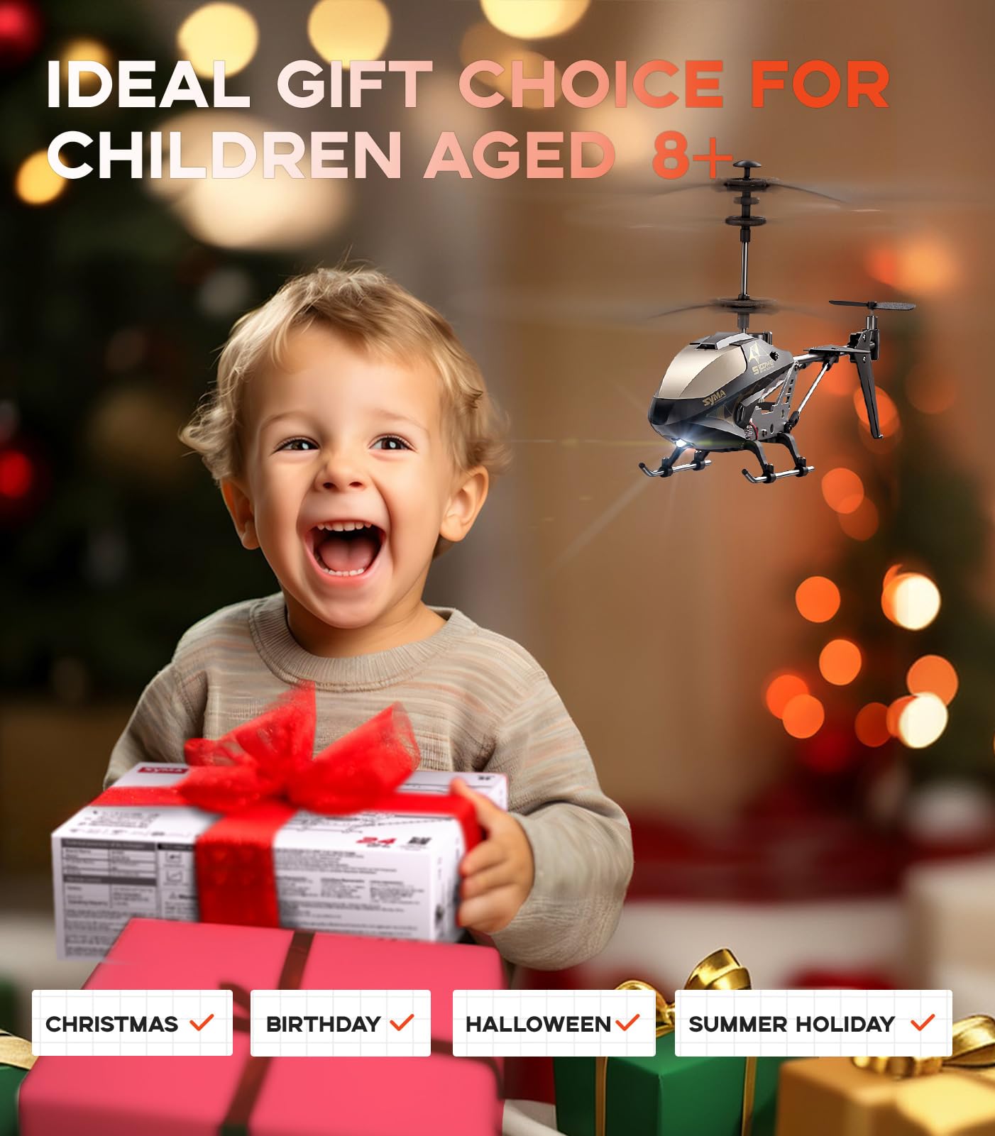 Foto 4 pulgar | Helicóptero Rc Syma Con 16 Minutos De Vuelo, Retención De Altitud - Venta Internacional.