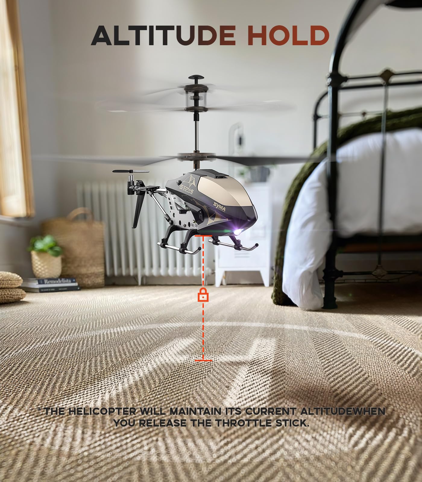 Foto 7 pulgar | Helicóptero Rc Syma Con 16 Minutos De Vuelo, Retención De Altitud - Venta Internacional.