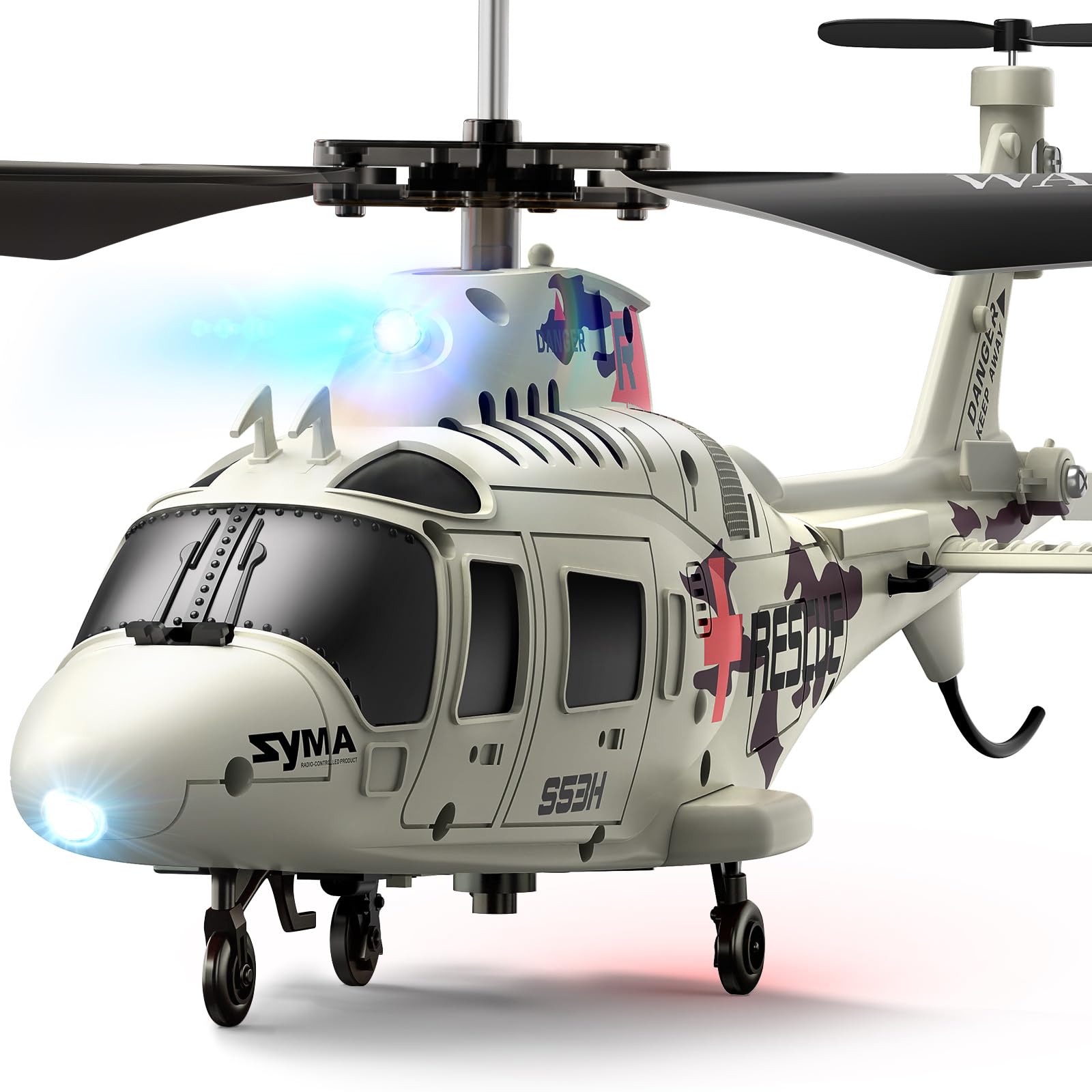 Foto 1 | Helicóptero De Control Remoto Syma S53h Rescue Con Control De Altitud - Venta Internacional.