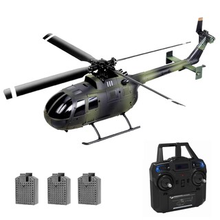 Foto 1 | Helicóptero Rc Goolrc C186 De Hélice Única, Giroscopio De 6 Ejes, 3 Baterías - Venta Internacional.
