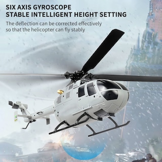 Foto 7 | Helicóptero Rc Goolrc C186 De Hélice Única, Giroscopio De 6 Ejes, 3 Baterías - Venta Internacional.
